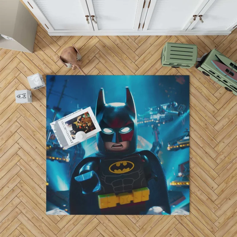 The Lego Batman Movie: Building Blocks of Fun Floor Rug