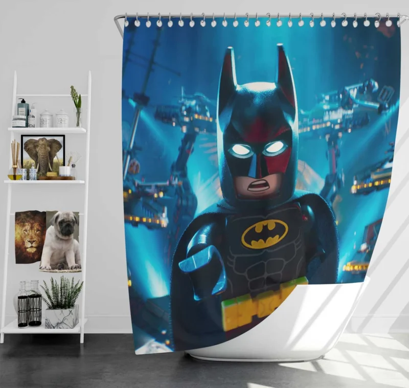 The Lego Batman Movie: Building Blocks of Fun Shower Curtain
