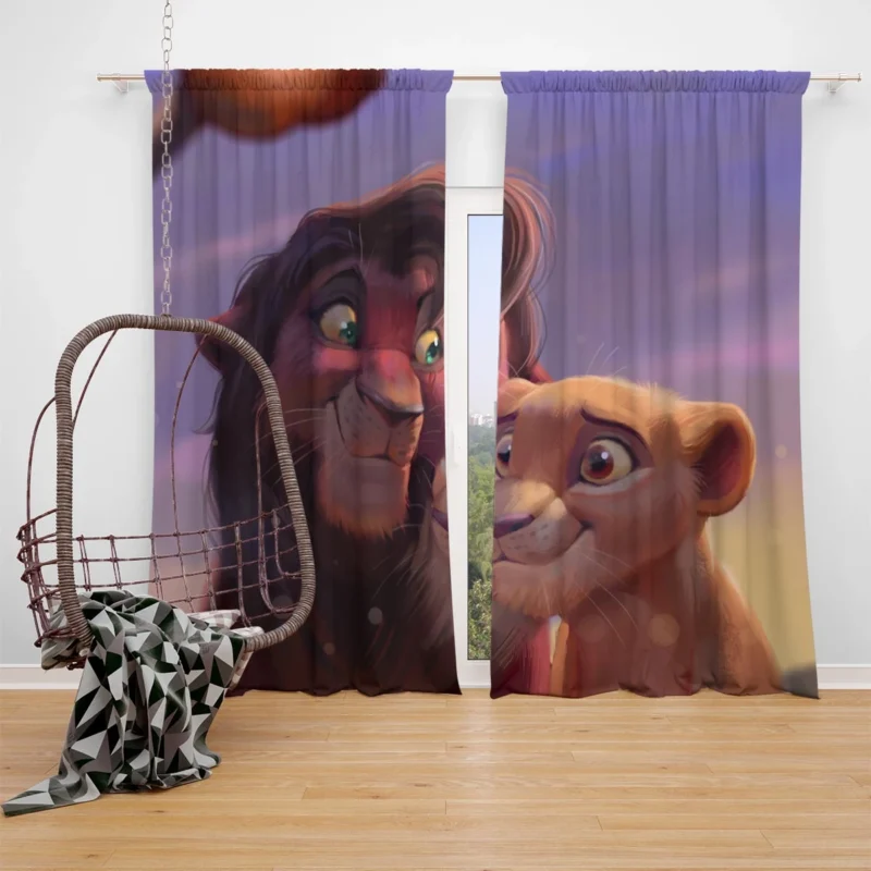 The Lion King 2: Simba Pride - A Lion Legacy Window Curtain