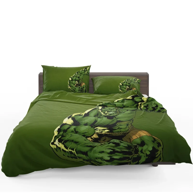The Mighty Hulk: Unleash the Green Hero Bedding Set