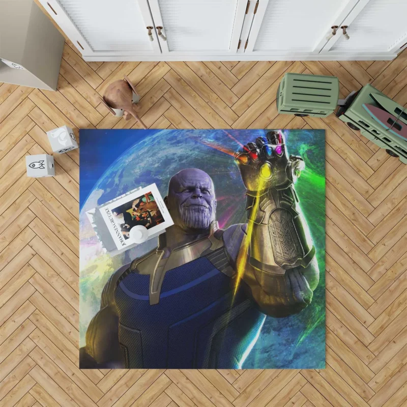 The Mighty Thanos in Avengers: Infinity War Floor Rug