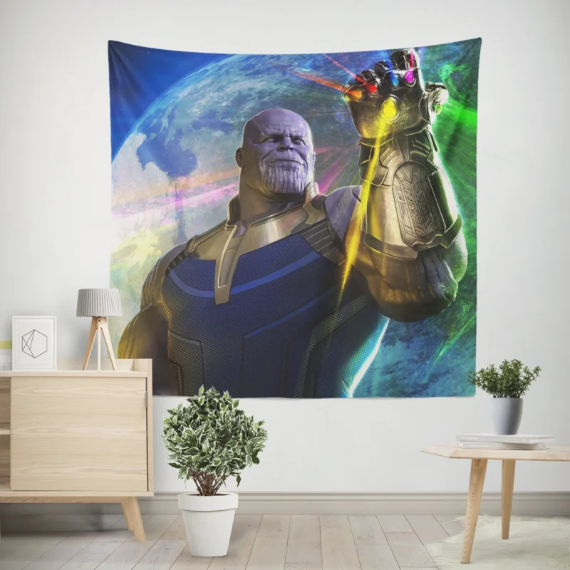 The Mighty Thanos in Avengers: Infinity War  Wall Tapestry