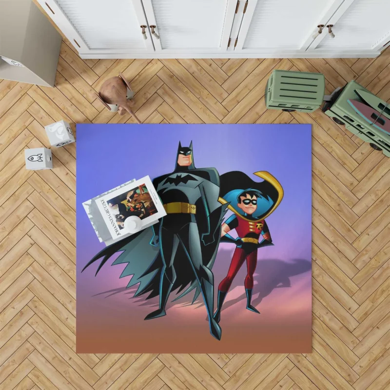 The New Batman Adventures: Robin Animated Adventures Floor Rug