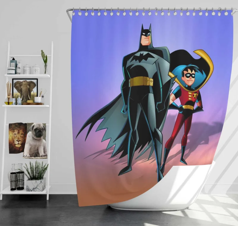 The New Batman Adventures: Robin Animated Adventures Shower Curtain
