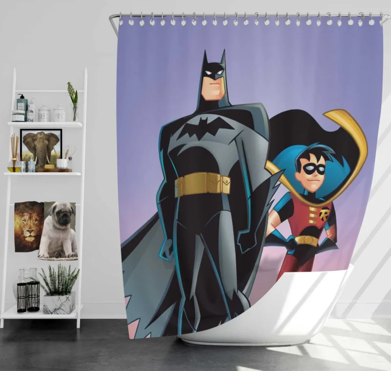 The New Batman Adventures: Tim Drake Era Shower Curtain