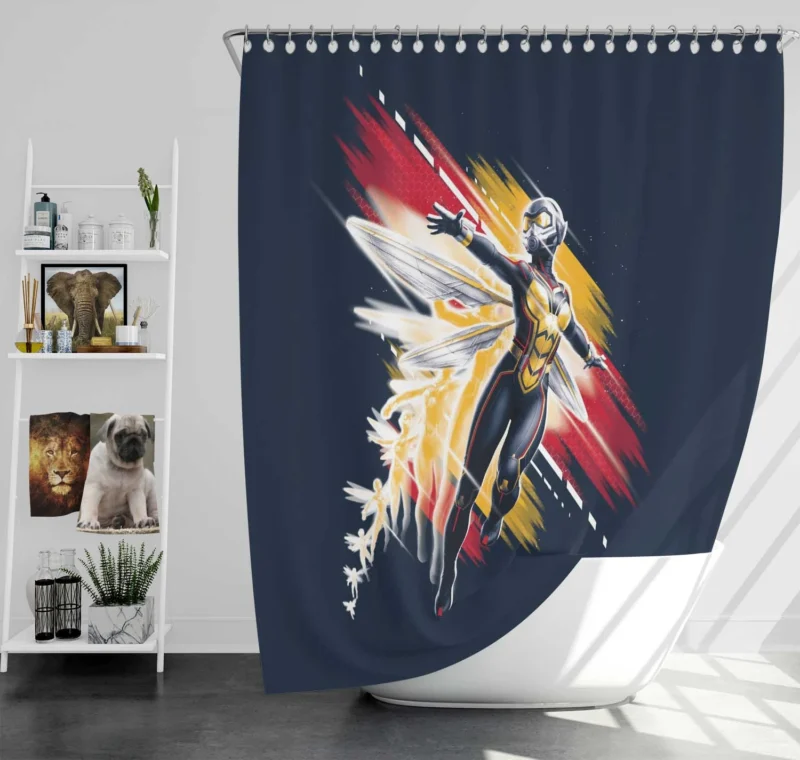 The Wasp in Ant-Man and the Wasp Shower Curtain