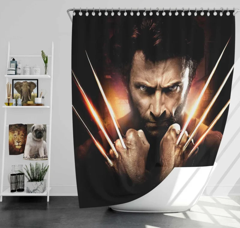 The Wolverine: A Marvel Cinematic Adventure Shower Curtain