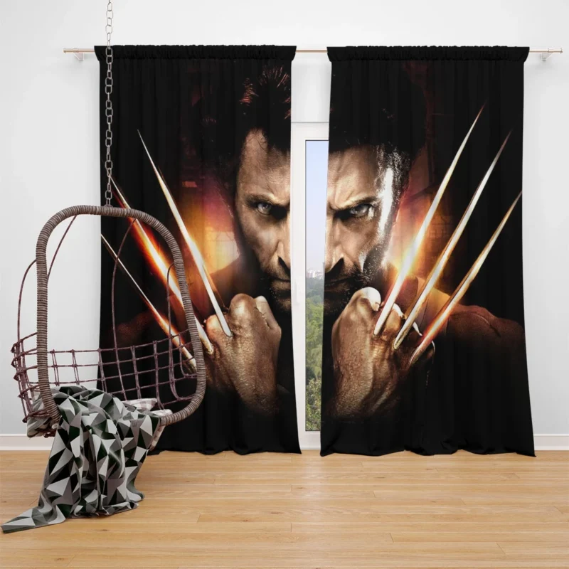 The Wolverine: A Marvel Cinematic Adventure Window Curtain