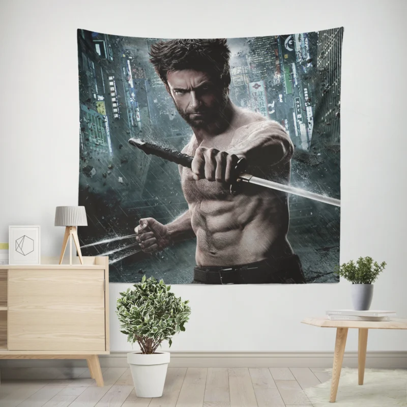 The Wolverine: Hugh Jackman Marvel Journey  Wall Tapestry
