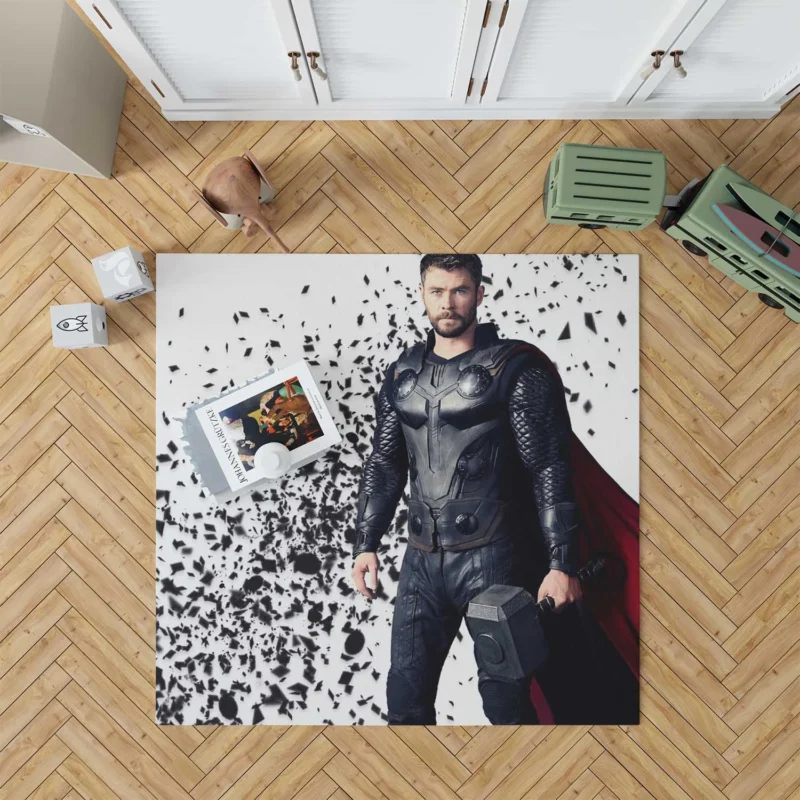 Thor Impact in Avengers: Infinity War Floor Rug