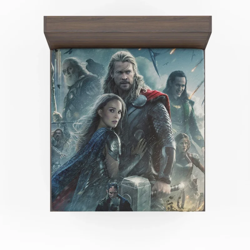 Thor: The Dark World - God of Thunder Returns Fitted Sheet