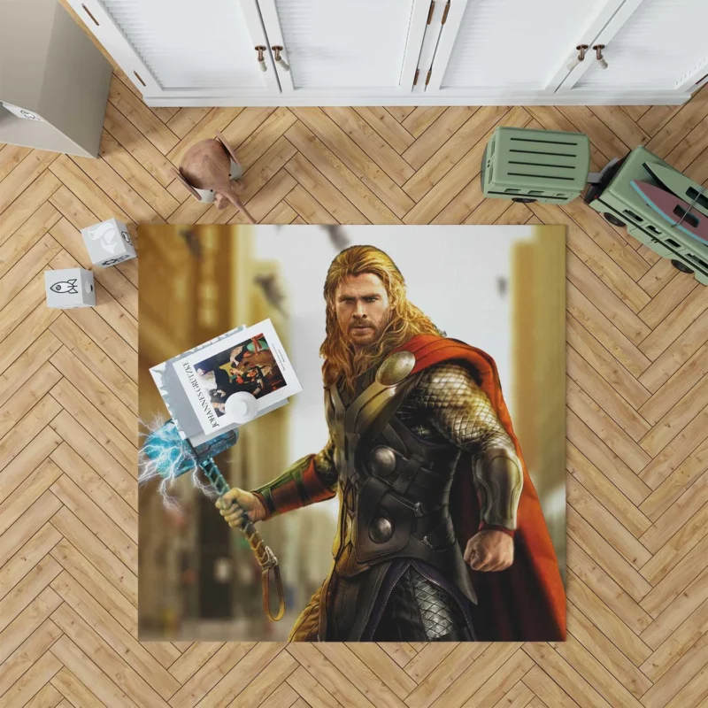 Thor in Avengers: Age of Ultron Floor Rug