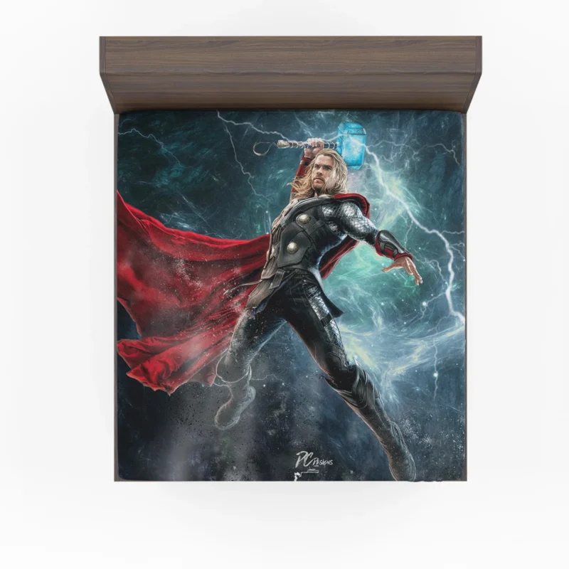 Thor in Avengers: Marvel Age of Ultron Fitted Sheet