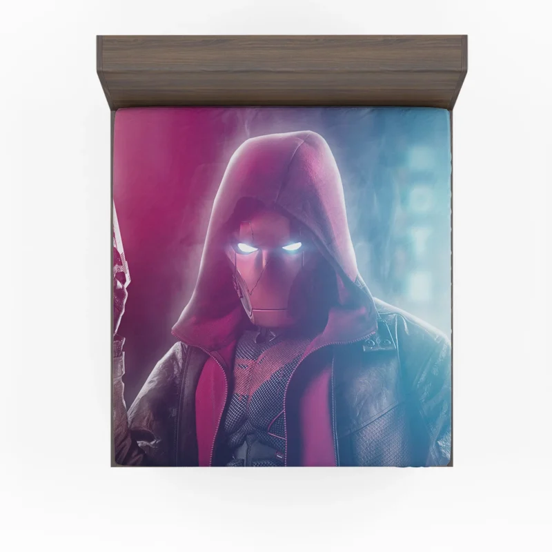 Titans TV Show: Jason Todd Dark Journey as Red Hood Fitted Sheet