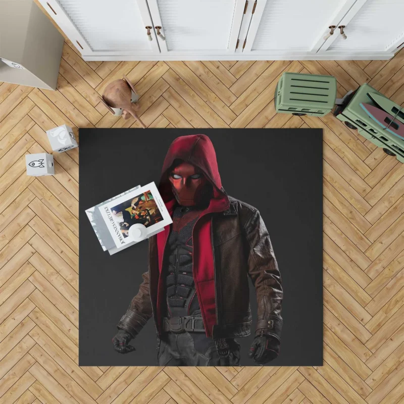 Titans TV Show: Jason Todd Epic Transformation to Red Hood Floor Rug