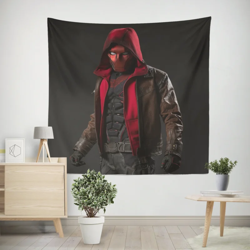 Titans TV Show: Jason Todd Epic Transformation to Red Hood  Wall Tapestry