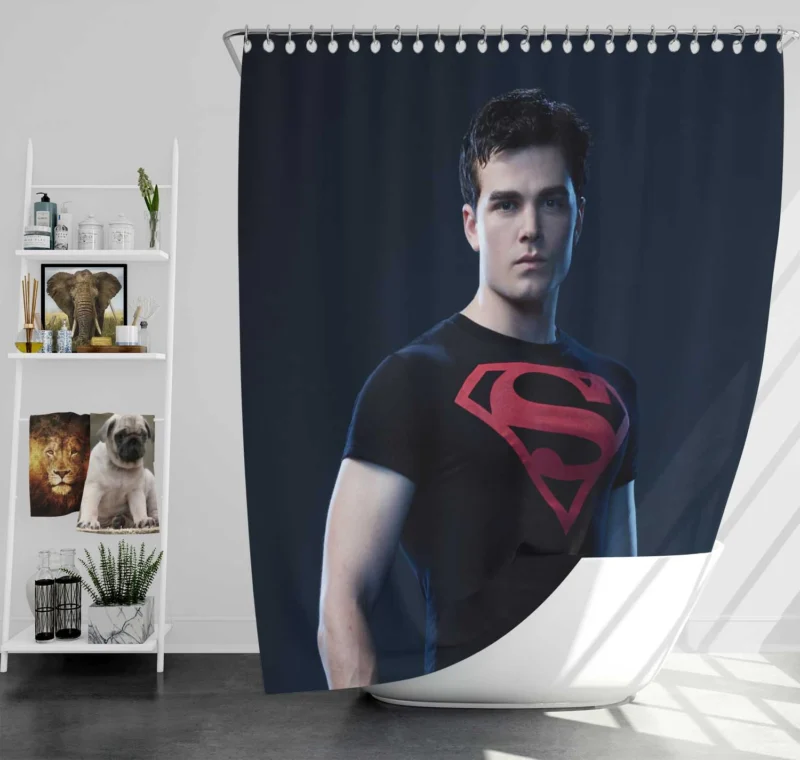 Titans TV Show: Superboy Arrival Shower Curtain