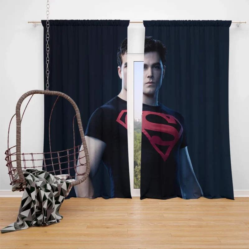 Titans TV Show: Superboy Arrival Window Curtain