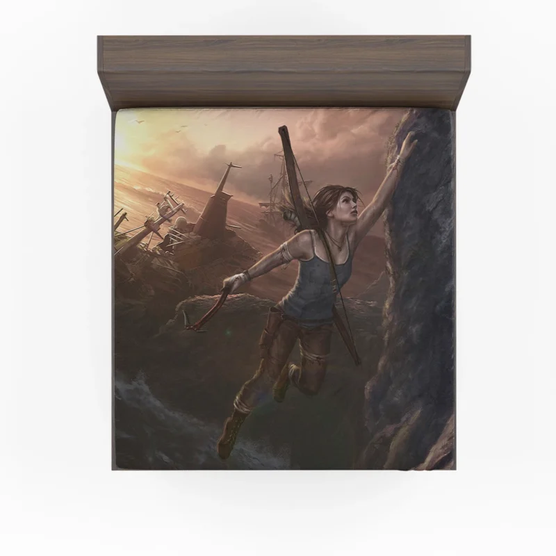 Tomb Raider Adventure with Lara Croft Fitted Sheet