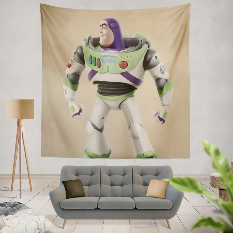 Toy Story 4: Buzz Lightyear Return to Action  Wall Tapestry