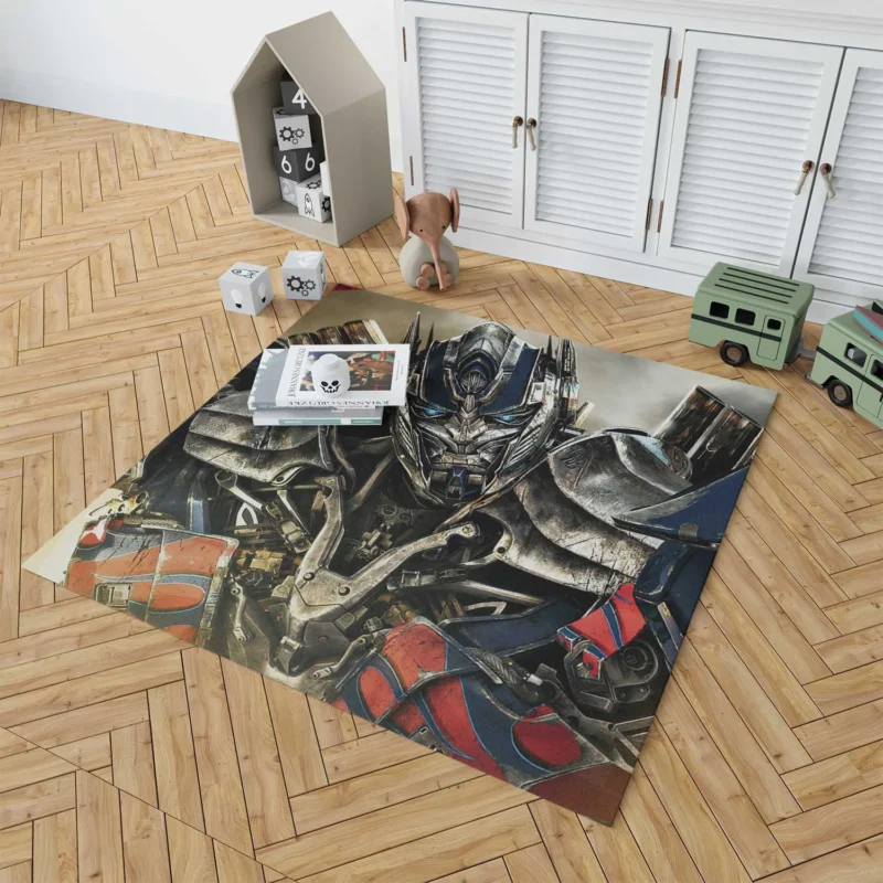 Transformers: Age of Extinction - Battle with Optimus Prime Floor Rug