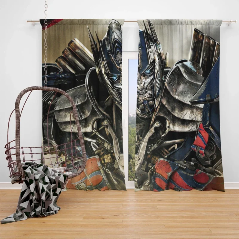 Transformers: Age of Extinction - Battle with Optimus Prime Window Curtain