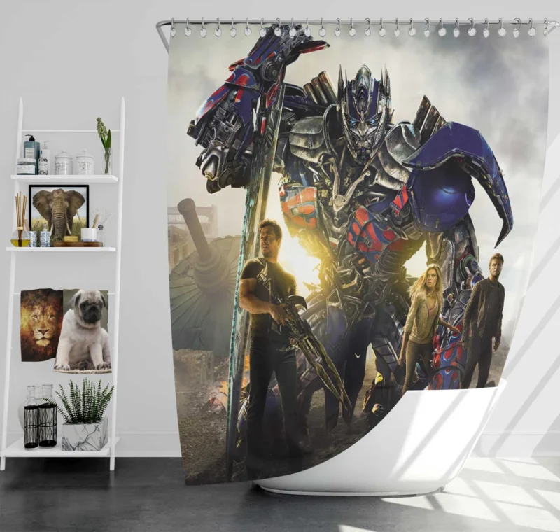 Transformers: Age of Extinction - Optimus Prime Valor Shower Curtain