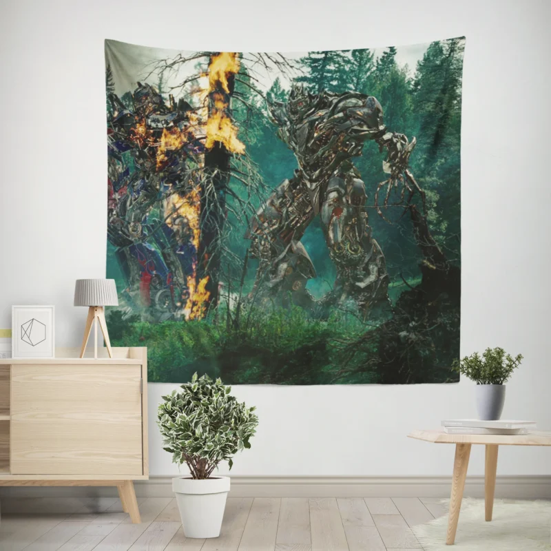 Transformers: Dive into Megatron in Video Game  Wall Tapestry