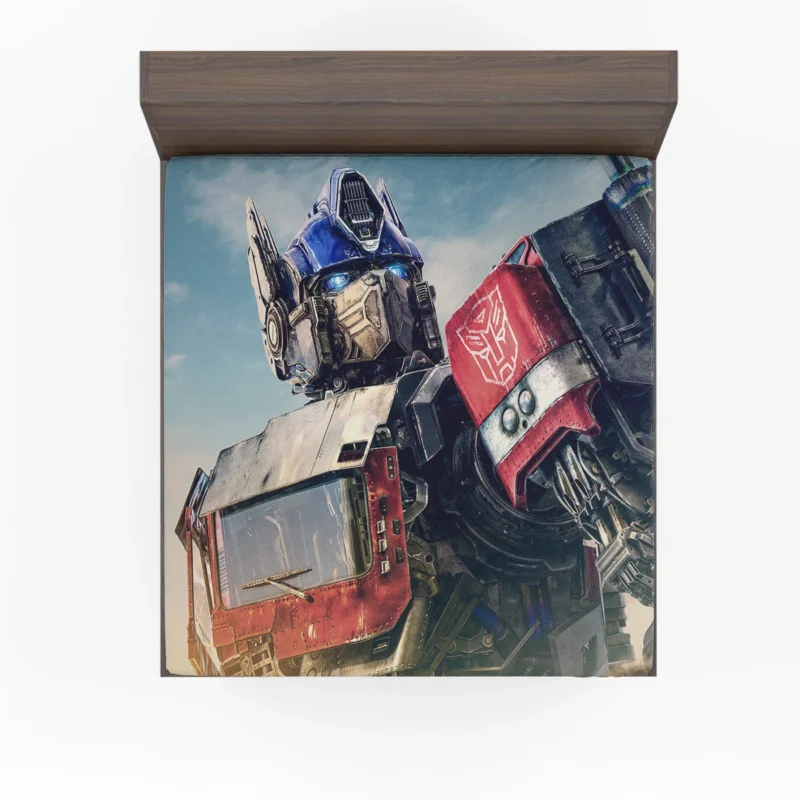Transformers: Rise of the Beasts - Optimus Prime Rises Fitted Sheet
