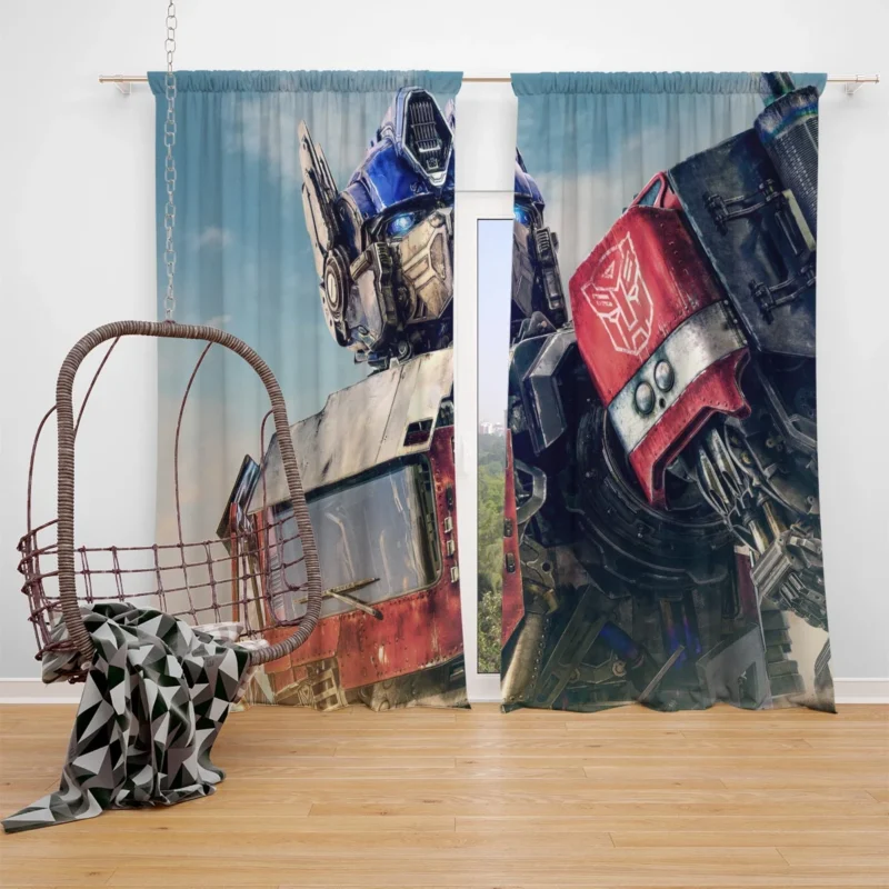 Transformers: Rise of the Beasts - Optimus Prime Rises Window Curtain