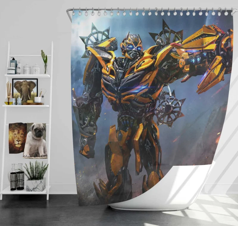 Transformers: The Last Knight - Bumblebee Role Shower Curtain
