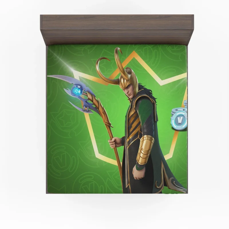 Unlock Loki in Fortnite: God of Mischief Fitted Sheet