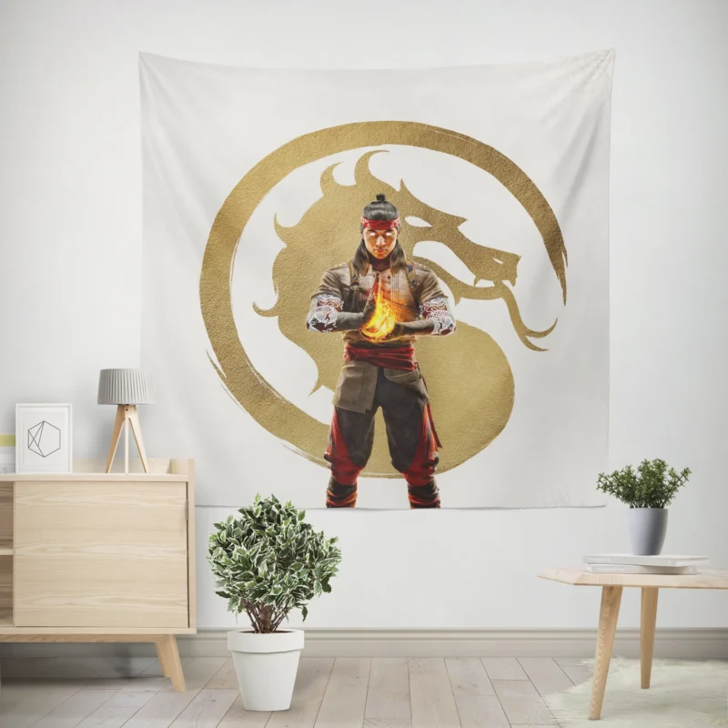 Unlock Premium Liu Kang in Mortal Kombat 1 Remake  Wall Tapestry