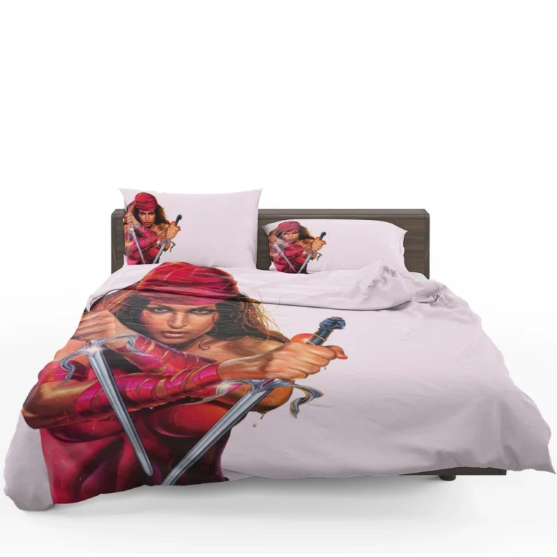 Unmasking the Mysteries of Elektra in Comics Bedding Set