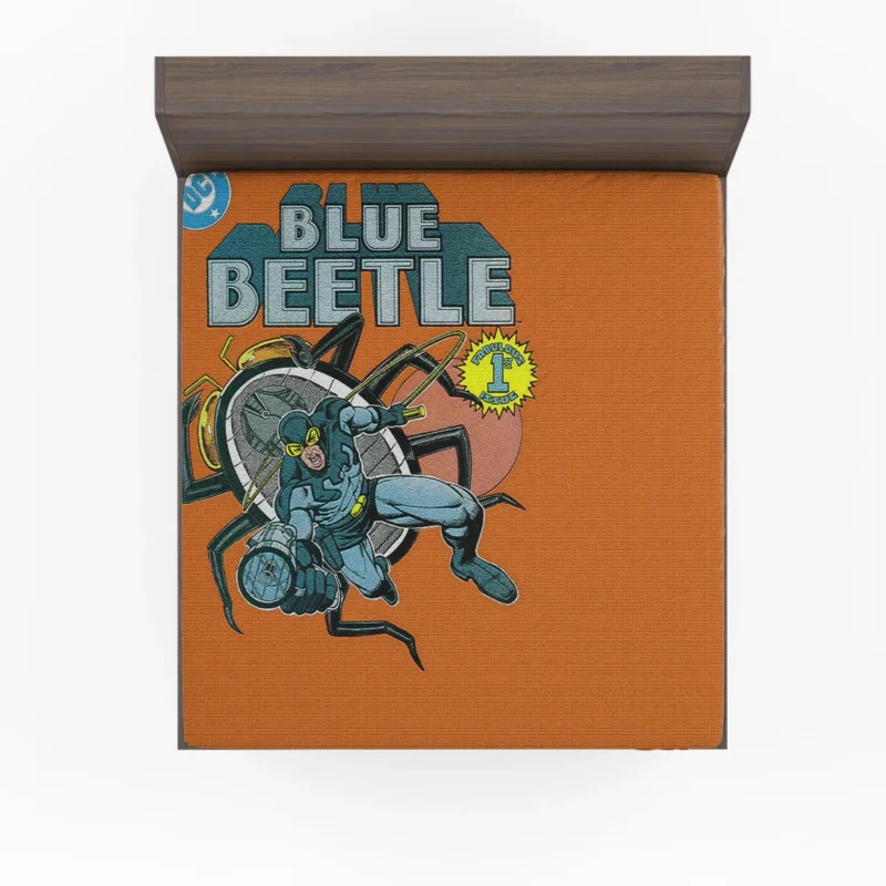 Unraveling Blue Beetle DC Comics Journey Fitted Sheet