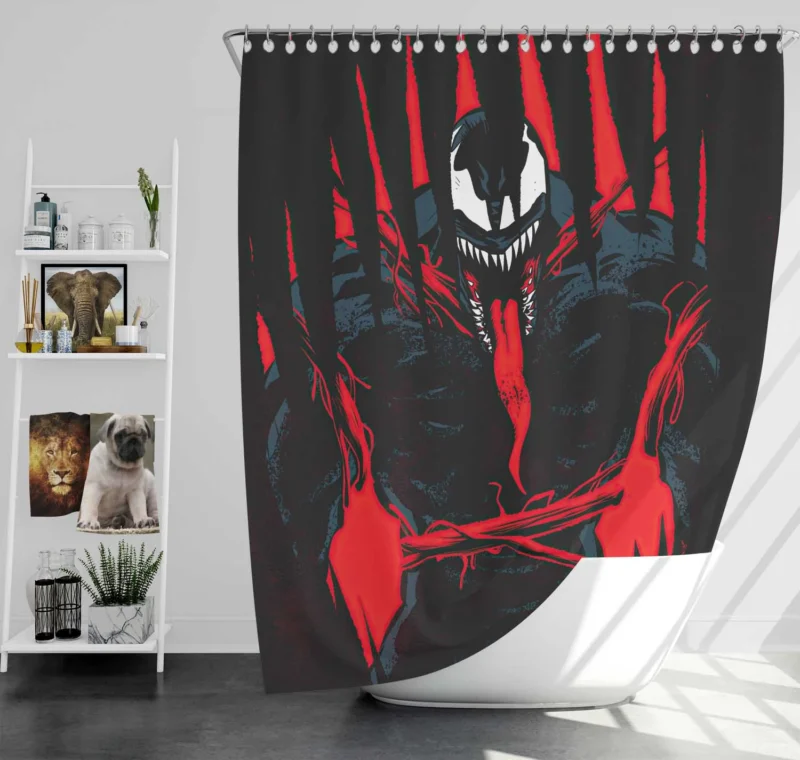 Venom: Let There Be Carnage - Chaotic Carnage Shower Curtain
