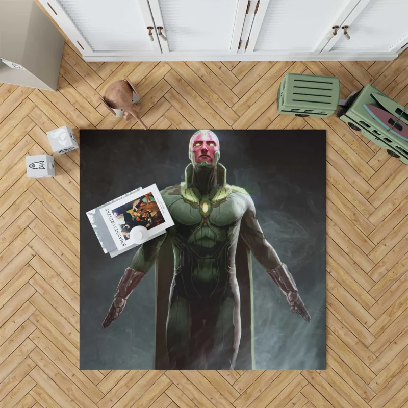 Vision: Marvel Android Avenger Floor Rug