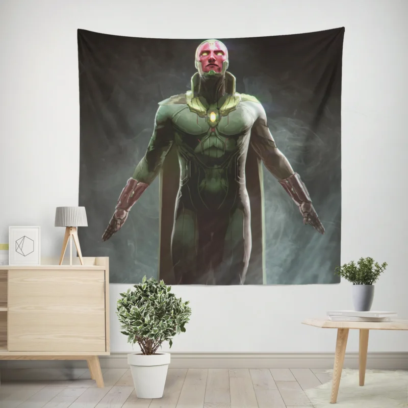 Vision: Marvel Android Avenger  Wall Tapestry