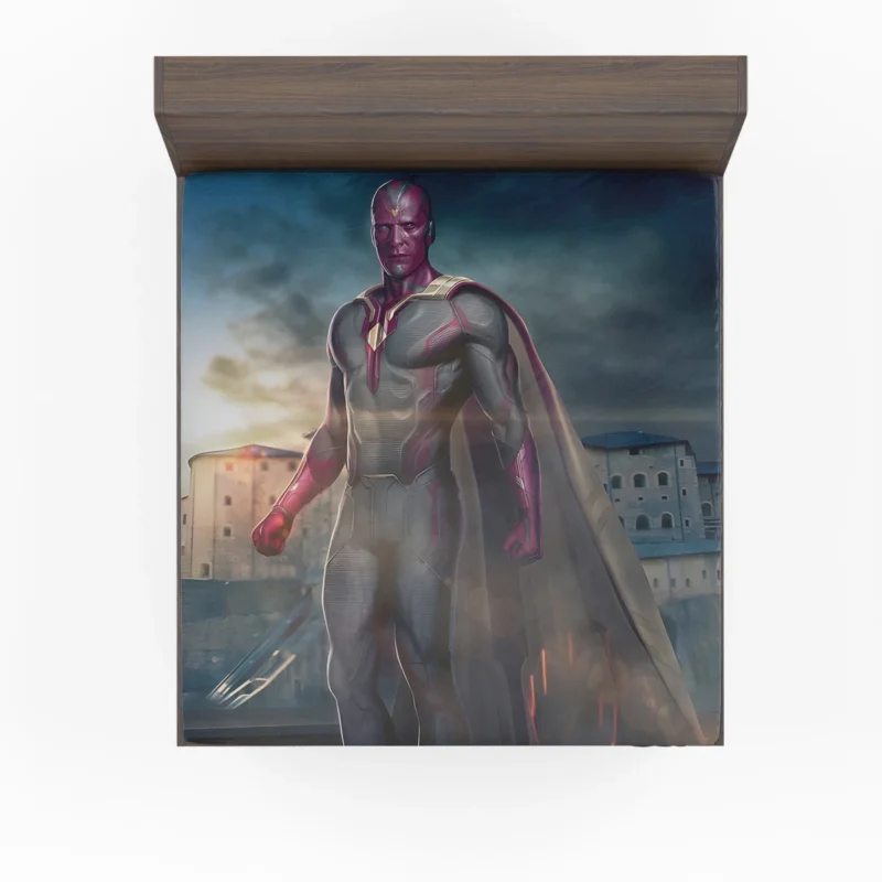 Vision in Avengers: Age of Ultron - Stunning Wallpaper Fitted Sheet