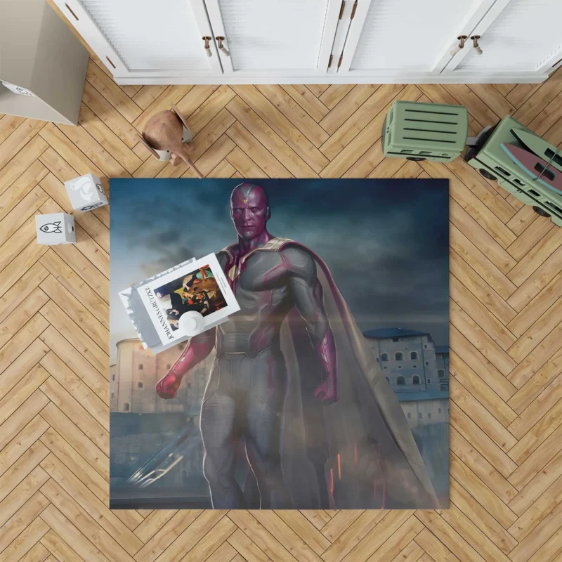 Vision in Avengers: Age of Ultron - Stunning Wallpaper Floor Rug