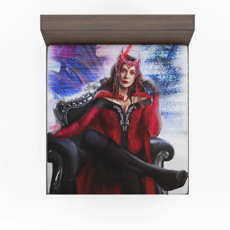 WandaVision: Scarlet Witch Reality-Altering Powers Fitted Sheet