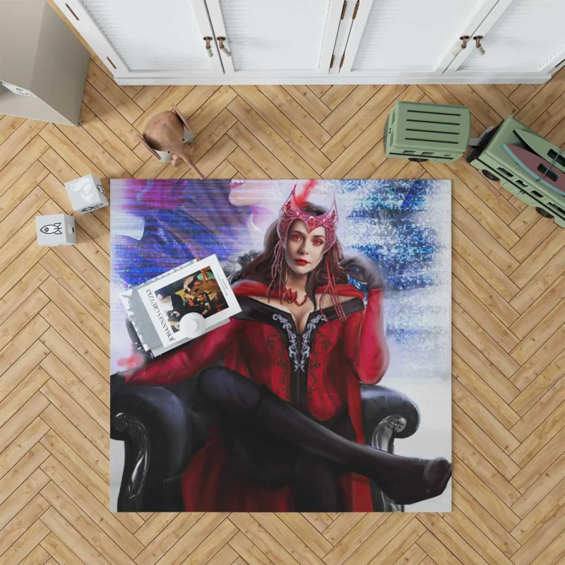 WandaVision: Scarlet Witch Reality-Altering Powers Floor Rug