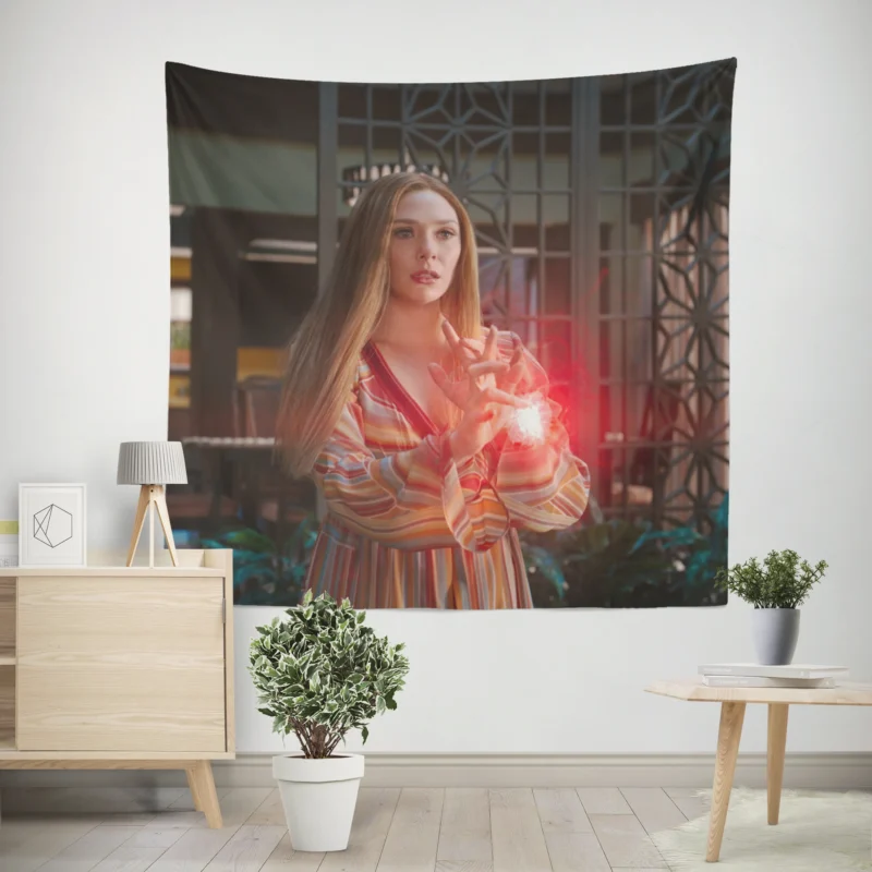 WandaVision: The Spellbinding Scarlet Witch Revealed  Wall Tapestry