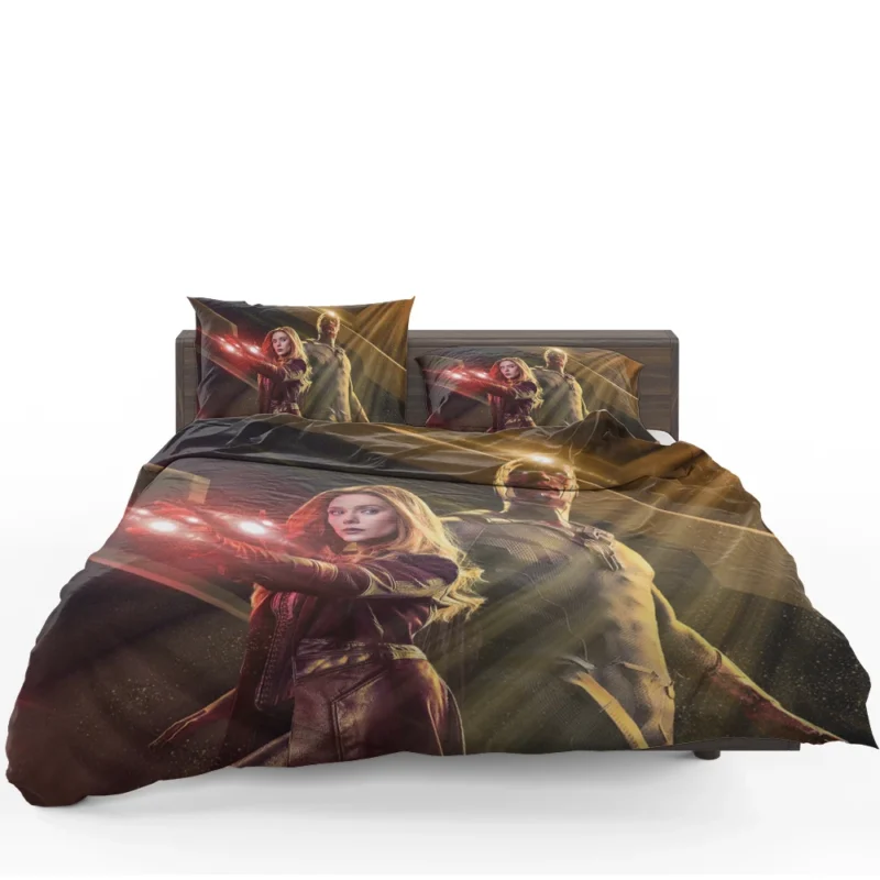 WandaVision: Vision and Scarlet Witch Story Bedding Set