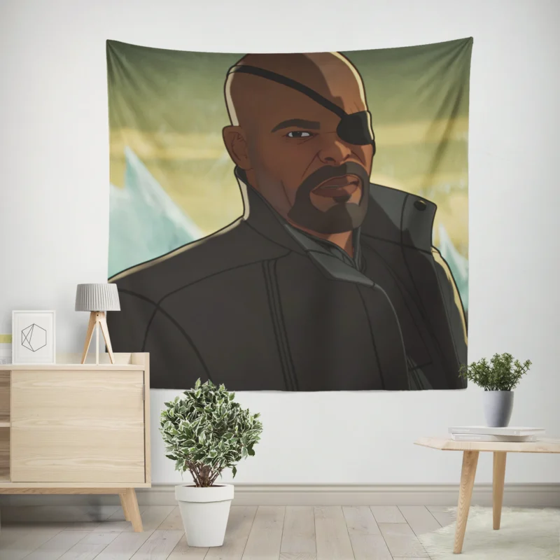 What If...? TV Show: Nick Fury Alternate Tales  Wall Tapestry