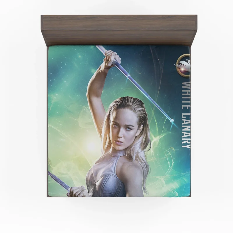 White Canary: A Hero in Legends of Tomorrow Fitted Sheet