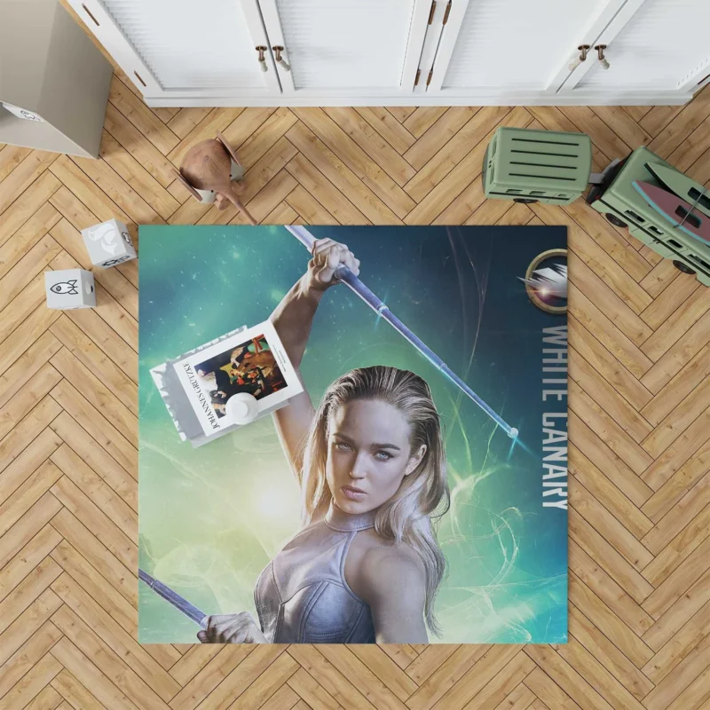 White Canary: A Hero in Legends of Tomorrow Floor Rug