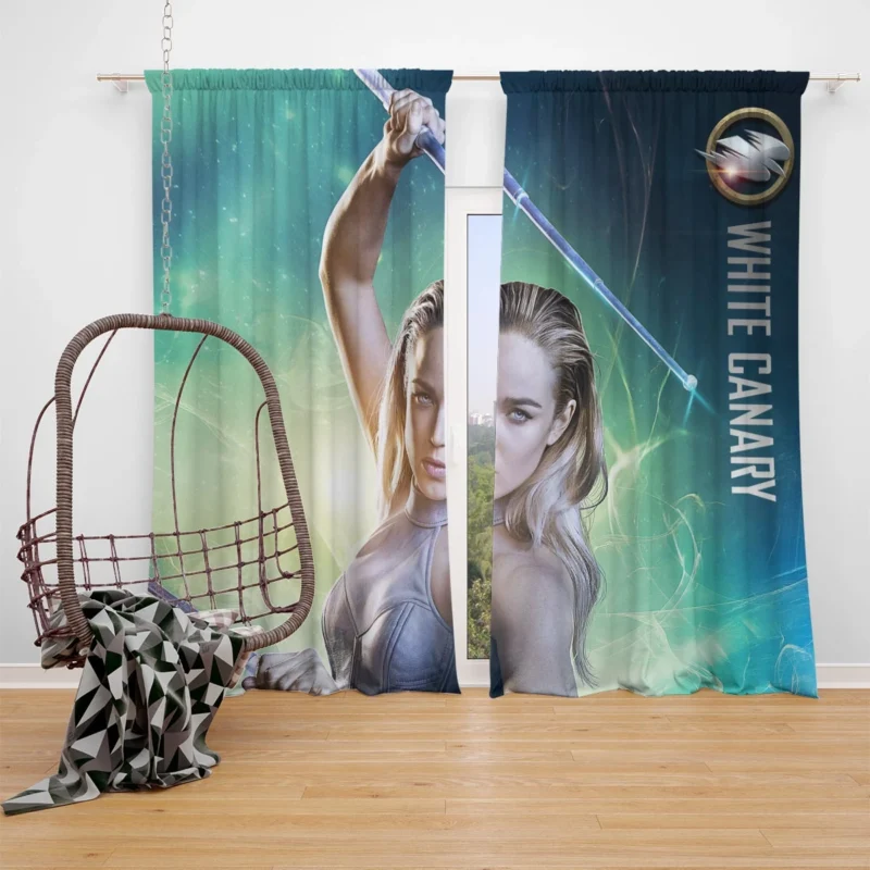 White Canary: A Hero in Legends of Tomorrow Window Curtain