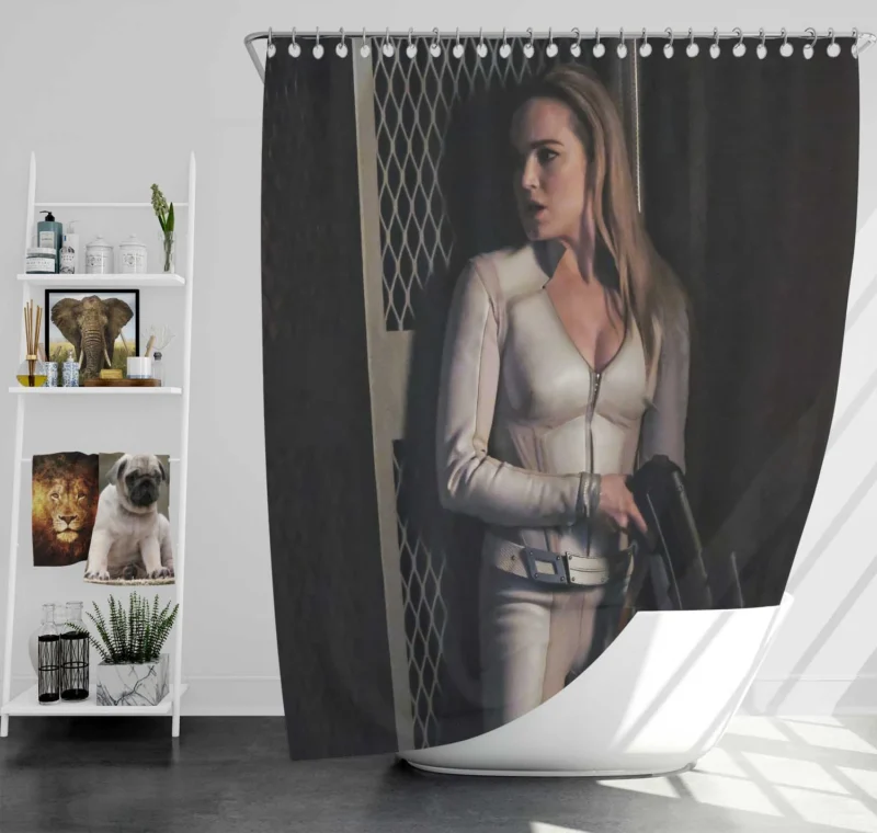 White Canary: Deadly Firepower Shower Curtain