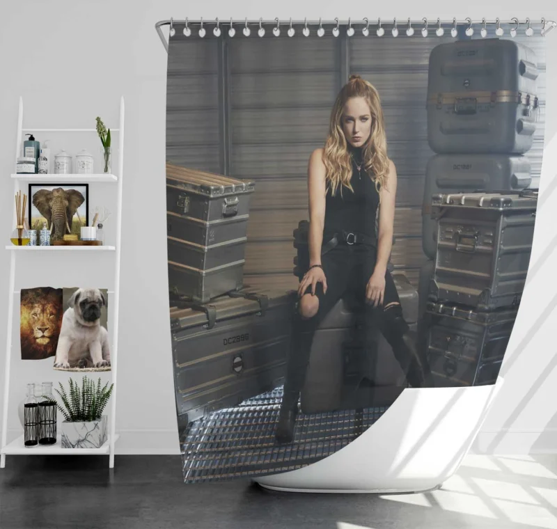 White Canary: Legends of Tomorrow Heroine Shower Curtain